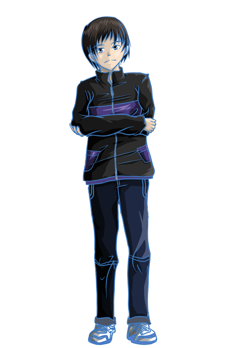 自画像-蓝线.png