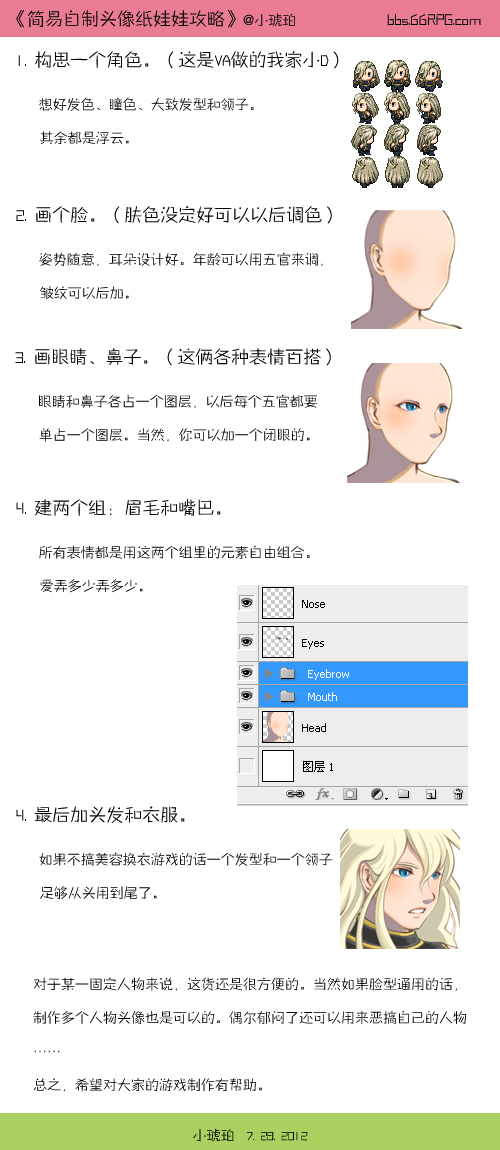 自制头像纸娃娃
