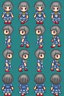 黑色BOBO头蓝裙子红鞋子妹纸.png