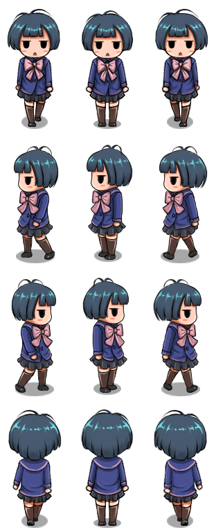 女学生3X4