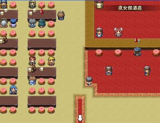 夜女郎酒店中