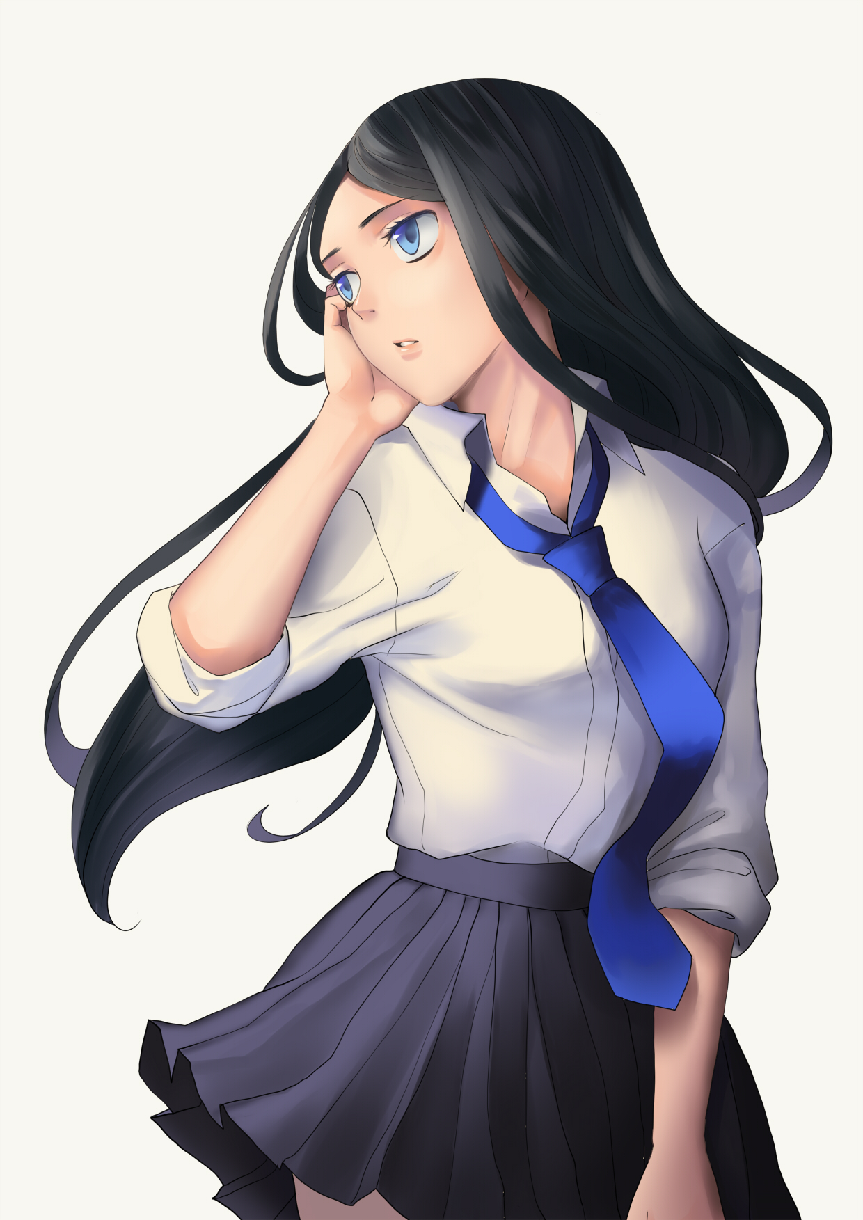 黑发少女