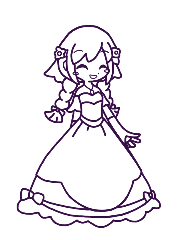 晨露礼服线稿.png