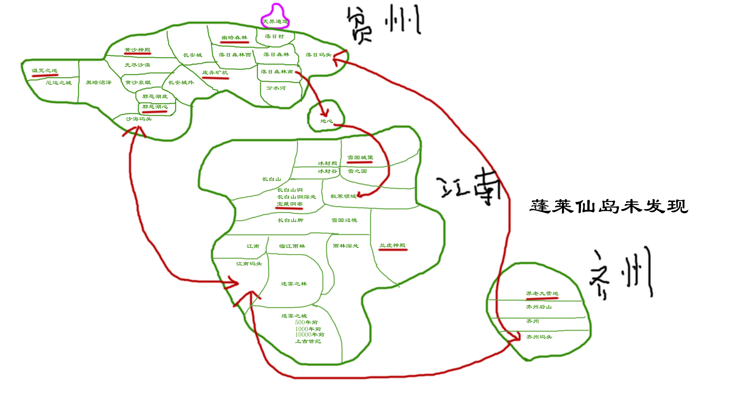 玩家自制手绘地图