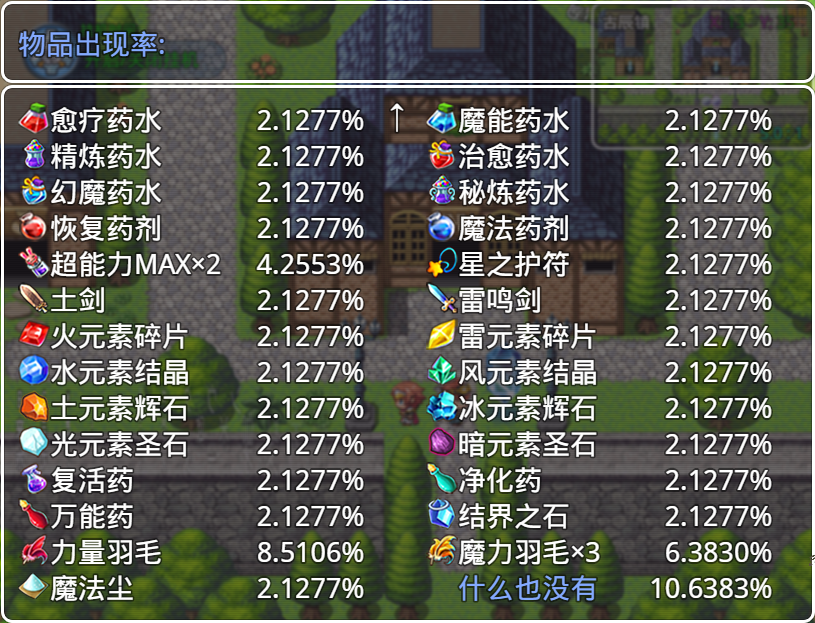 物品出率表.png