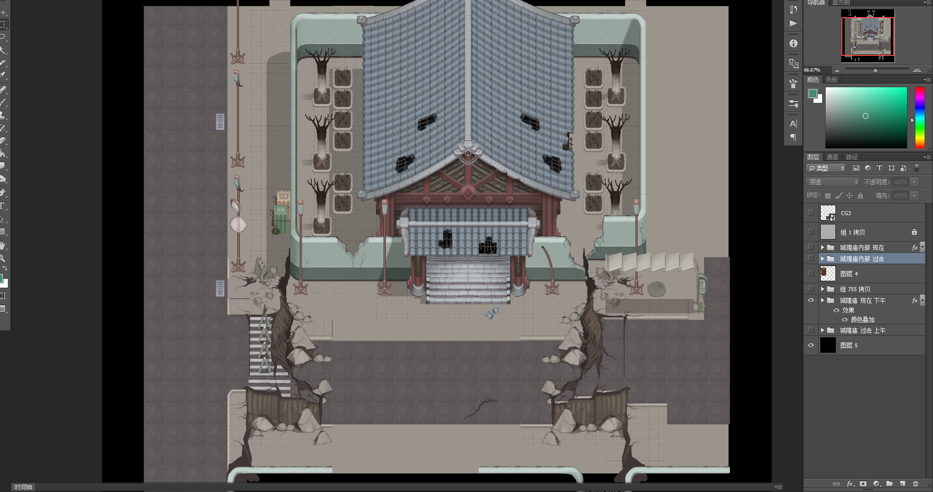 城西城隍庙外