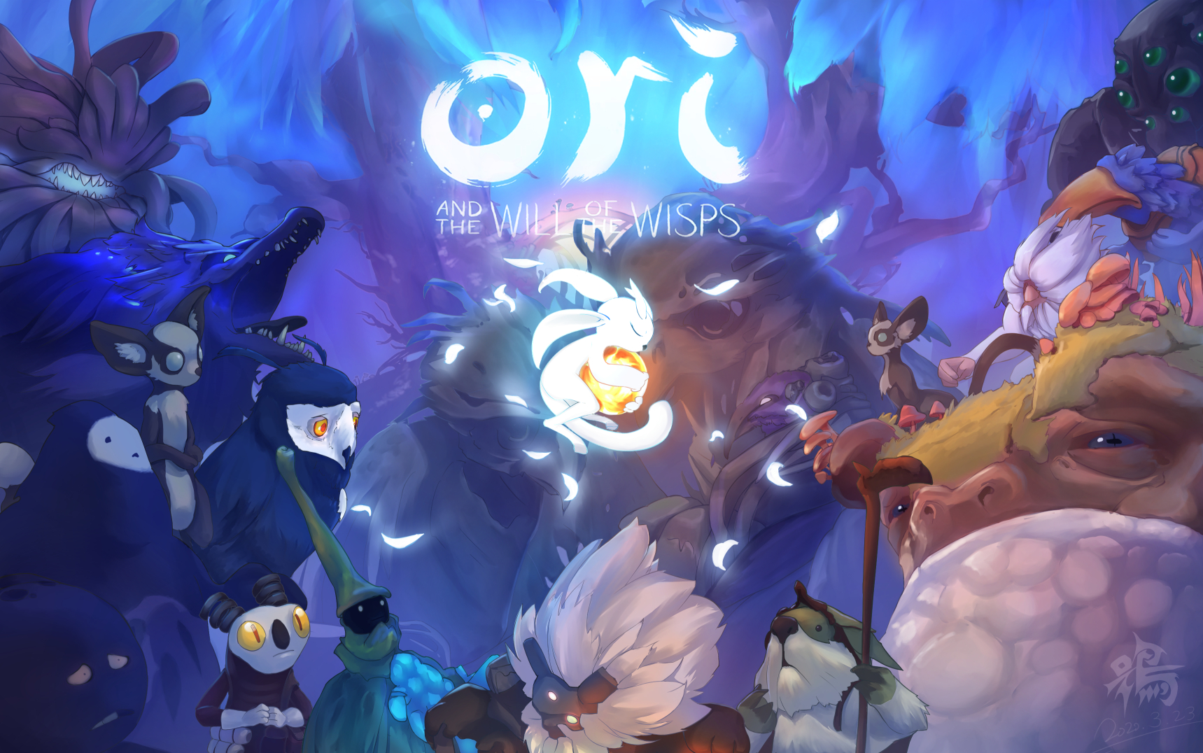 Orii and the 口口口口