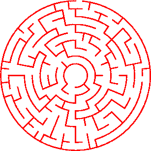 迷宫地图，如果迷路了可以看看这个