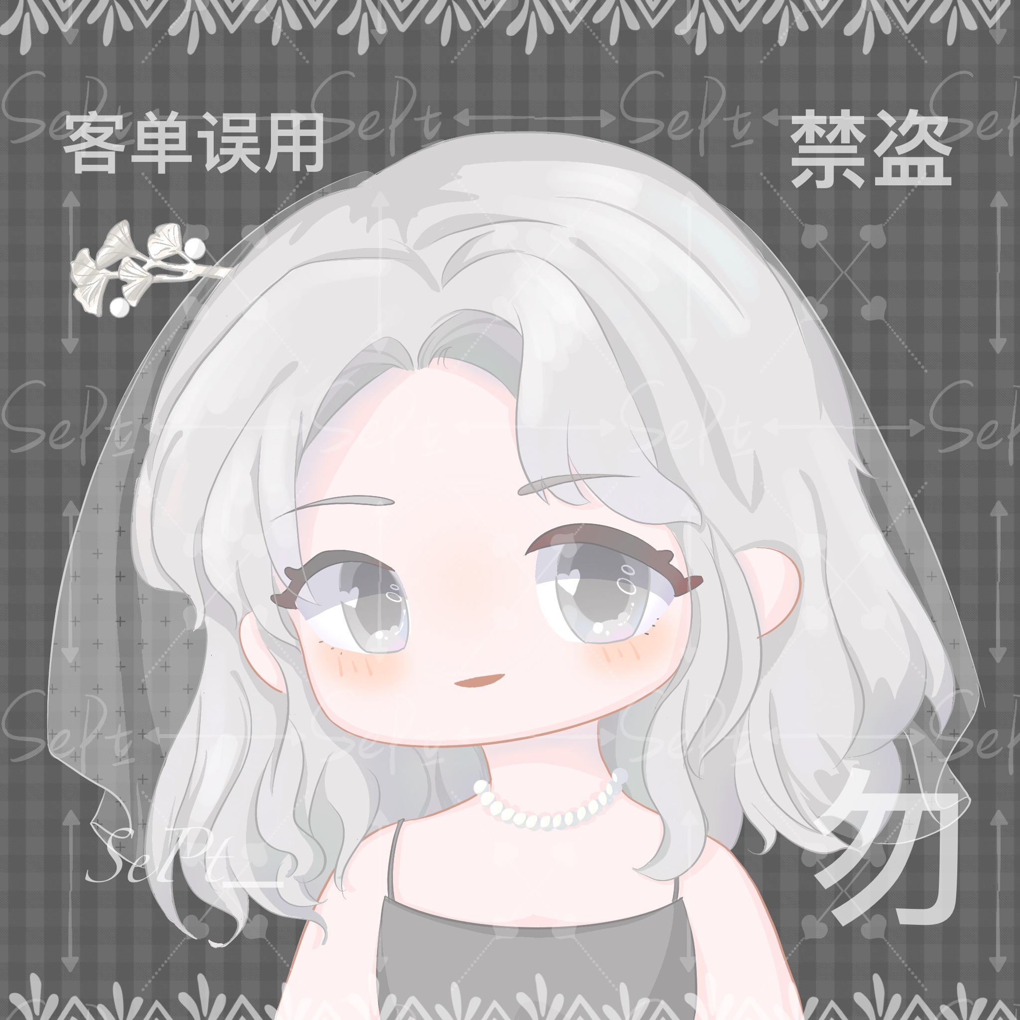头纱少女
