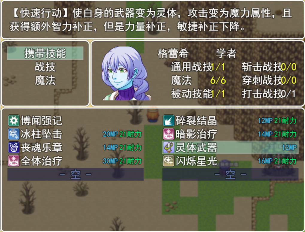 技能搭配示例