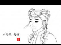 【线稿】离伤……不想上色啊@@。。