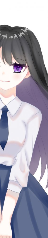 摸了几张黑长直少女