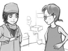 无聊画的 伪卡通