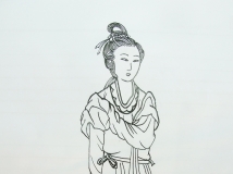 画了一只猥琐的侍女~~