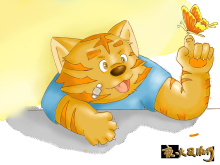 【图】大虎画成了大猫的上色……
