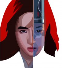 模仿绘画的花木兰