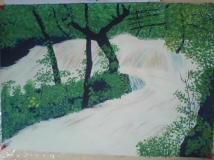 渣风景画一张