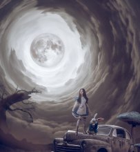 photoshop迪斯尼人物背景设计图