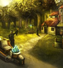 一张画崩的场景...