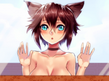 原创猫妹子，顺便练戏画皮肤