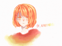 橙娘的短发状态（？）