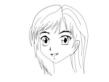 一个漫画头像涂鸦过程.....囧