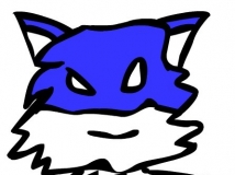 自己用FLASH画得蓝猫战士……