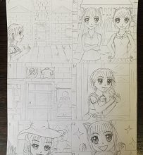 当你把自己做的游戏画成手绘漫画