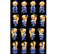 魔法少女奈叶XP角色行走图