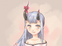 【日常涂鸦】鬼姬一只。