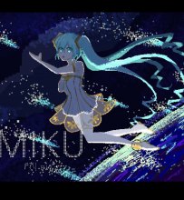 像素插图miku