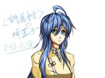 <许愿树半身像>蝉蓝子