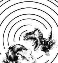 GON傻仔龙绘画