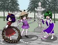 【灵异】守矢神社一家的呼啦圈比赛