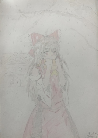 雪、少女
