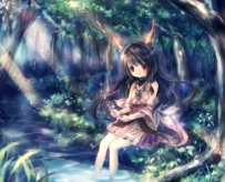 鬼猫插画集 Silver Rain
